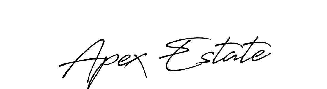 Best and Professional Signature Style for Apex Estate. Antro_Vectra_Bolder Best Signature Style Collection. Apex Estate signature style 7 images and pictures png
