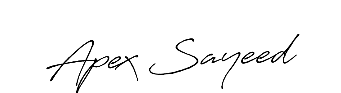 if you are searching for the best signature style for your name Apex Sayeed. so please give up your signature search. here we have designed multiple signature styles  using Antro_Vectra_Bolder. Apex Sayeed signature style 7 images and pictures png