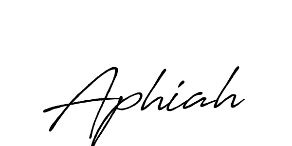 Also You can easily find your signature by using the search form. We will create Aphiah name handwritten signature images for you free of cost using Antro_Vectra_Bolder sign style. Aphiah signature style 7 images and pictures png