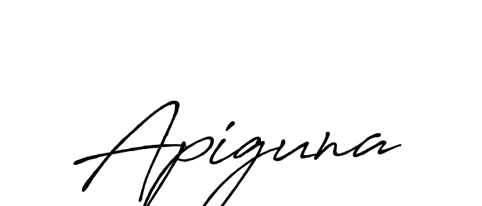 How to make Apiguna signature? Antro_Vectra_Bolder is a professional autograph style. Create handwritten signature for Apiguna name. Apiguna signature style 7 images and pictures png