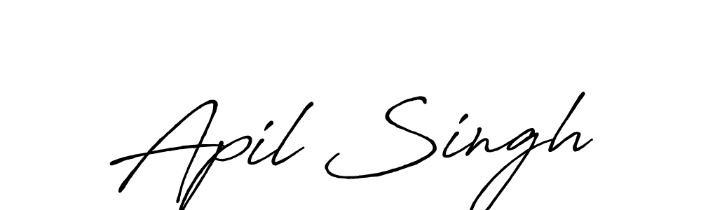 This is the best signature style for the Apil Singh name. Also you like these signature font (Antro_Vectra_Bolder). Mix name signature. Apil Singh signature style 7 images and pictures png
