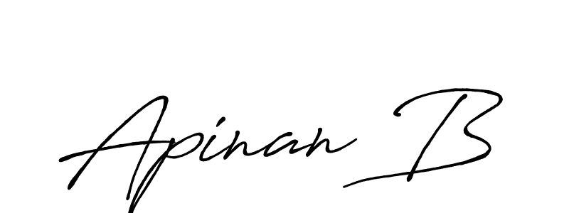 Make a beautiful signature design for name Apinan B. Use this online signature maker to create a handwritten signature for free. Apinan B signature style 7 images and pictures png