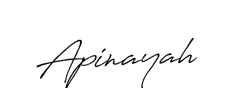 Make a beautiful signature design for name Apinayah. Use this online signature maker to create a handwritten signature for free. Apinayah signature style 7 images and pictures png