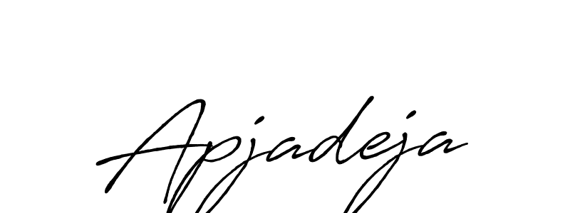 How to Draw Apjadeja signature style? Antro_Vectra_Bolder is a latest design signature styles for name Apjadeja. Apjadeja signature style 7 images and pictures png