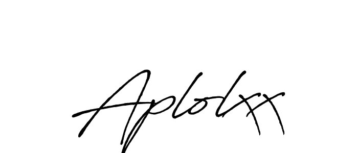 Once you've used our free online signature maker to create your best signature Antro_Vectra_Bolder style, it's time to enjoy all of the benefits that Aplolxx name signing documents. Aplolxx signature style 7 images and pictures png