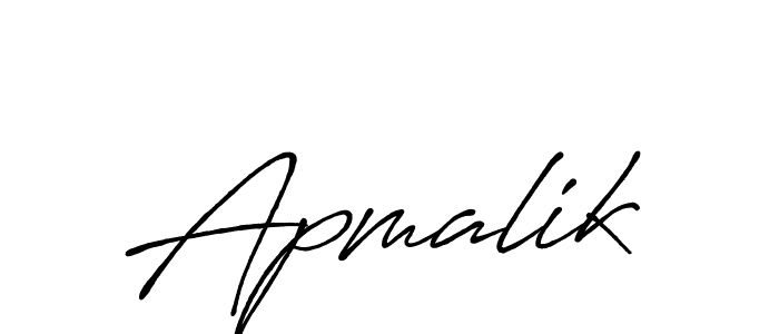 How to make Apmalik signature? Antro_Vectra_Bolder is a professional autograph style. Create handwritten signature for Apmalik name. Apmalik signature style 7 images and pictures png