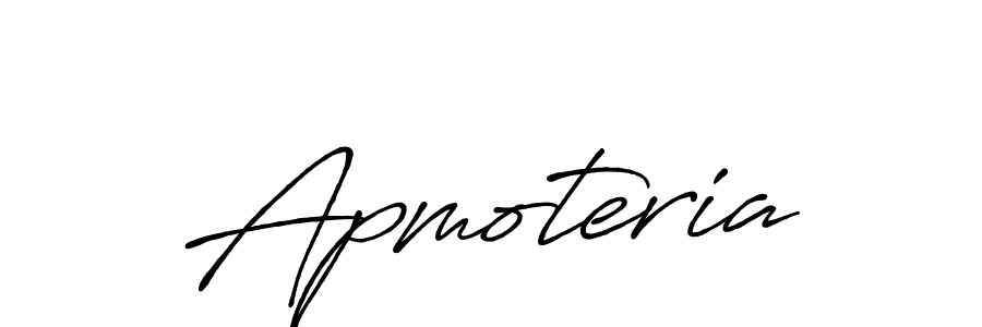 How to make Apmoteria signature? Antro_Vectra_Bolder is a professional autograph style. Create handwritten signature for Apmoteria name. Apmoteria signature style 7 images and pictures png