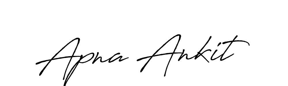 Make a beautiful signature design for name Apna Ankit. Use this online signature maker to create a handwritten signature for free. Apna Ankit signature style 7 images and pictures png