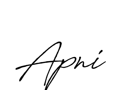 How to Draw Apni signature style? Antro_Vectra_Bolder is a latest design signature styles for name Apni. Apni signature style 7 images and pictures png
