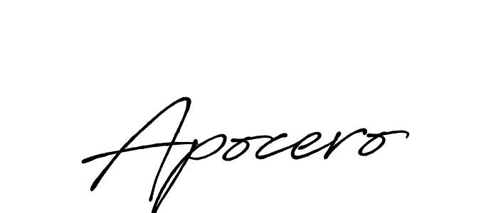 Also You can easily find your signature by using the search form. We will create Apocero name handwritten signature images for you free of cost using Antro_Vectra_Bolder sign style. Apocero signature style 7 images and pictures png