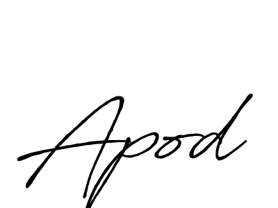 Make a beautiful signature design for name Apod. With this signature (Antro_Vectra_Bolder) style, you can create a handwritten signature for free. Apod signature style 7 images and pictures png