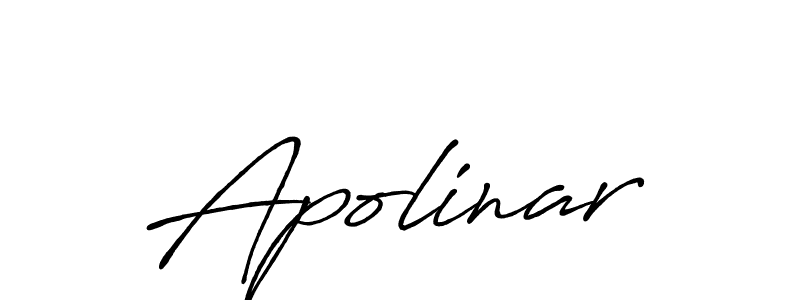 It looks lik you need a new signature style for name Apolinar. Design unique handwritten (Antro_Vectra_Bolder) signature with our free signature maker in just a few clicks. Apolinar signature style 7 images and pictures png