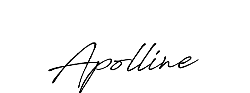if you are searching for the best signature style for your name Apolline. so please give up your signature search. here we have designed multiple signature styles  using Antro_Vectra_Bolder. Apolline signature style 7 images and pictures png