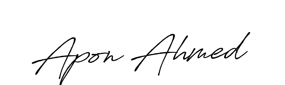 This is the best signature style for the Apon Ahmed name. Also you like these signature font (Antro_Vectra_Bolder). Mix name signature. Apon Ahmed signature style 7 images and pictures png