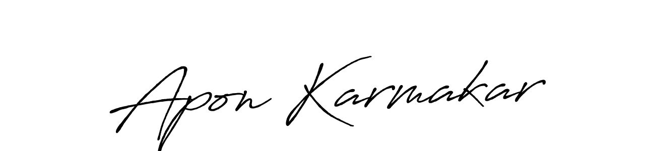 Best and Professional Signature Style for Apon Karmakar. Antro_Vectra_Bolder Best Signature Style Collection. Apon Karmakar signature style 7 images and pictures png