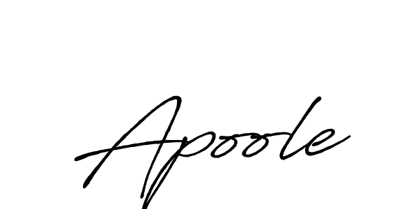 if you are searching for the best signature style for your name Apoole. so please give up your signature search. here we have designed multiple signature styles  using Antro_Vectra_Bolder. Apoole signature style 7 images and pictures png