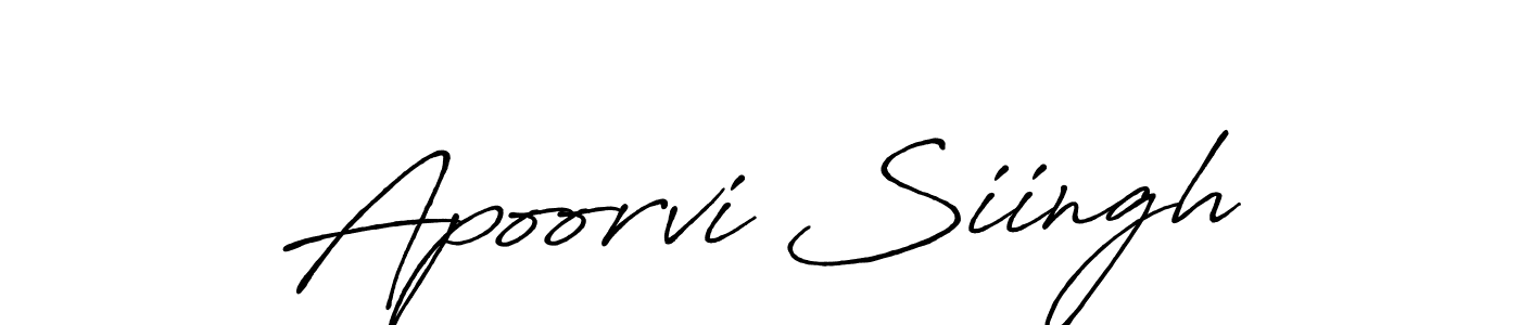 Best and Professional Signature Style for Apoorvi Siingh. Antro_Vectra_Bolder Best Signature Style Collection. Apoorvi Siingh signature style 7 images and pictures png