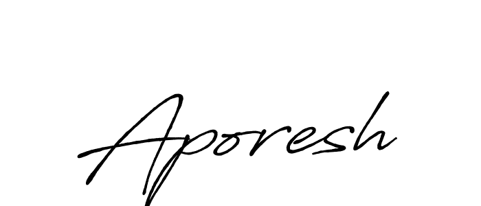 Antro_Vectra_Bolder is a professional signature style that is perfect for those who want to add a touch of class to their signature. It is also a great choice for those who want to make their signature more unique. Get Aporesh name to fancy signature for free. Aporesh signature style 7 images and pictures png