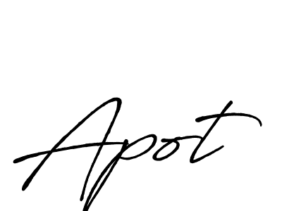 How to make Apot signature? Antro_Vectra_Bolder is a professional autograph style. Create handwritten signature for Apot name. Apot signature style 7 images and pictures png