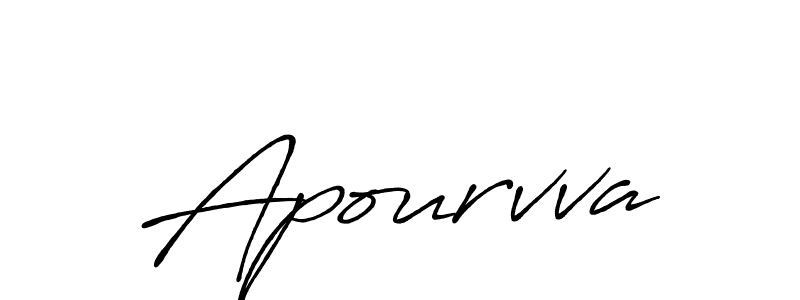 Similarly Antro_Vectra_Bolder is the best handwritten signature design. Signature creator online .You can use it as an online autograph creator for name Apourvva. Apourvva signature style 7 images and pictures png