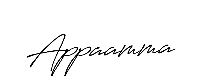 Use a signature maker to create a handwritten signature online. With this signature software, you can design (Antro_Vectra_Bolder) your own signature for name Appaamma. Appaamma signature style 7 images and pictures png