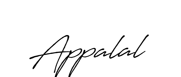 How to make Appalal signature? Antro_Vectra_Bolder is a professional autograph style. Create handwritten signature for Appalal name. Appalal signature style 7 images and pictures png