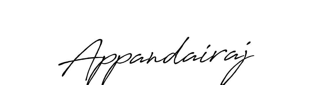 Design your own signature with our free online signature maker. With this signature software, you can create a handwritten (Antro_Vectra_Bolder) signature for name Appandairaj. Appandairaj signature style 7 images and pictures png