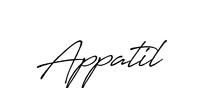 Antro_Vectra_Bolder is a professional signature style that is perfect for those who want to add a touch of class to their signature. It is also a great choice for those who want to make their signature more unique. Get Appatil name to fancy signature for free. Appatil signature style 7 images and pictures png