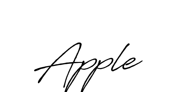 Use a signature maker to create a handwritten signature online. With this signature software, you can design (Antro_Vectra_Bolder) your own signature for name Apple . Apple  signature style 7 images and pictures png