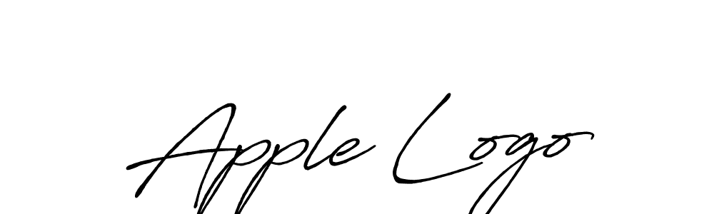 Design your own signature with our free online signature maker. With this signature software, you can create a handwritten (Antro_Vectra_Bolder) signature for name Apple Logo. Apple Logo signature style 7 images and pictures png
