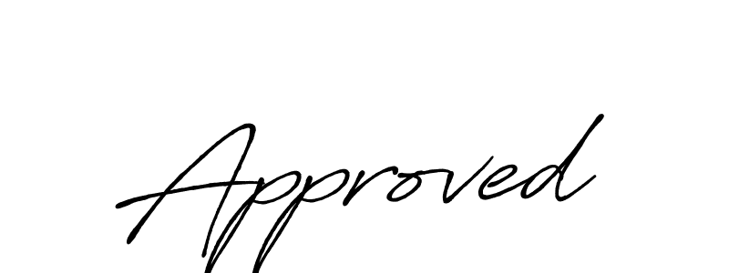 Also You can easily find your signature by using the search form. We will create Approved name handwritten signature images for you free of cost using Antro_Vectra_Bolder sign style. Approved signature style 7 images and pictures png
