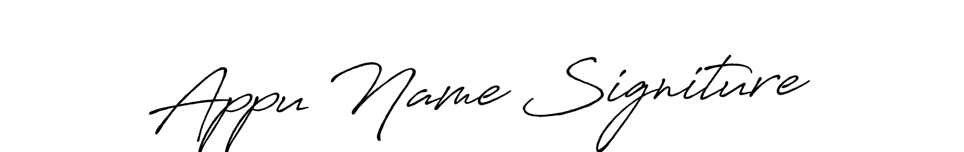 if you are searching for the best signature style for your name Appu Name Signiture. so please give up your signature search. here we have designed multiple signature styles  using Antro_Vectra_Bolder. Appu Name Signiture signature style 7 images and pictures png