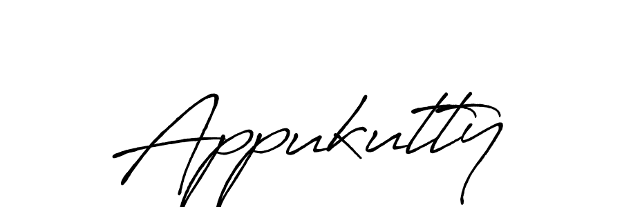 You should practise on your own different ways (Antro_Vectra_Bolder) to write your name (Appukutty) in signature. don't let someone else do it for you. Appukutty signature style 7 images and pictures png