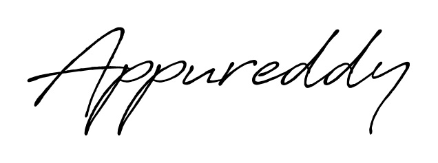 Quickly download Appureddy name signature in high-resolution PNG using Antro_Vectra_Bolder style. Ready to insert into PDFs and online applications. Appureddy signature style 7 images and pictures png