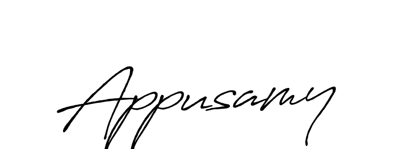 Appusamy stylish signature style. Best Handwritten Sign (Antro_Vectra_Bolder) for my name. Handwritten Signature Collection Ideas for my name Appusamy. Appusamy signature style 7 images and pictures png