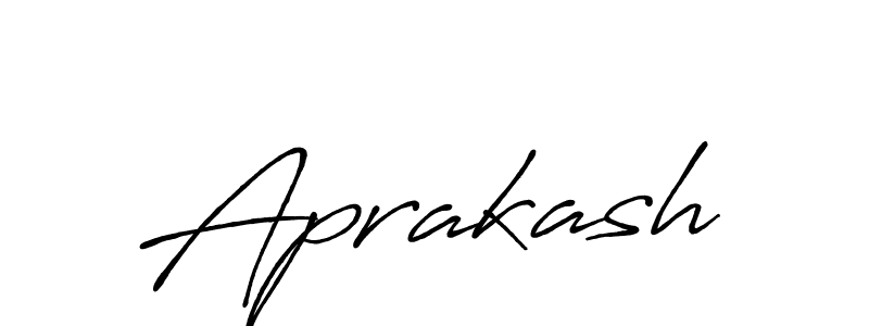 Aprakash stylish signature style. Best Handwritten Sign (Antro_Vectra_Bolder) for my name. Handwritten Signature Collection Ideas for my name Aprakash. Aprakash signature style 7 images and pictures png