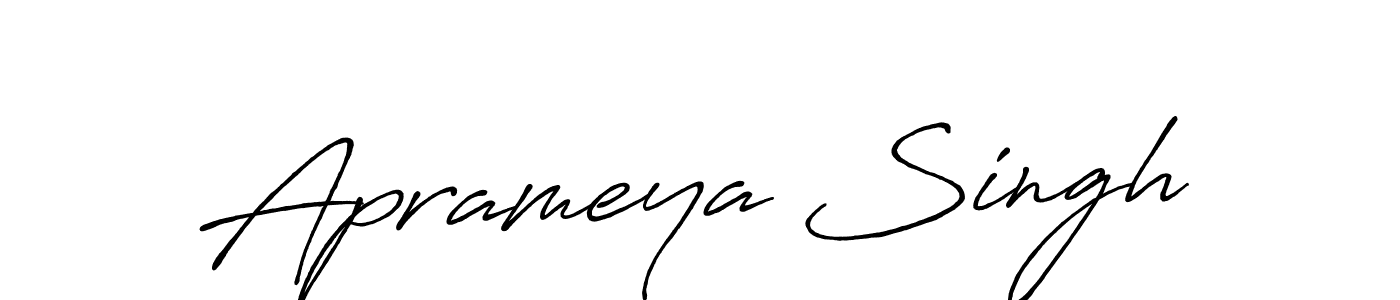 Also You can easily find your signature by using the search form. We will create Aprameya Singh name handwritten signature images for you free of cost using Antro_Vectra_Bolder sign style. Aprameya Singh signature style 7 images and pictures png