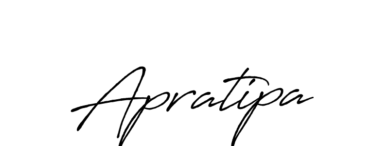 Also we have Apratipa name is the best signature style. Create professional handwritten signature collection using Antro_Vectra_Bolder autograph style. Apratipa signature style 7 images and pictures png