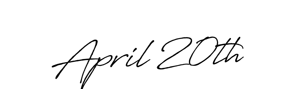 Make a beautiful signature design for name April 20th. Use this online signature maker to create a handwritten signature for free. April 20th signature style 7 images and pictures png