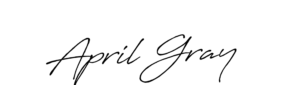 Design your own signature with our free online signature maker. With this signature software, you can create a handwritten (Antro_Vectra_Bolder) signature for name April Gray. April Gray signature style 7 images and pictures png