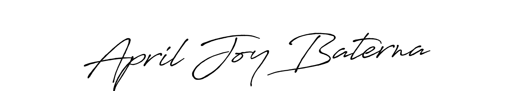 Antro_Vectra_Bolder is a professional signature style that is perfect for those who want to add a touch of class to their signature. It is also a great choice for those who want to make their signature more unique. Get April Joy Baterna name to fancy signature for free. April Joy Baterna signature style 7 images and pictures png