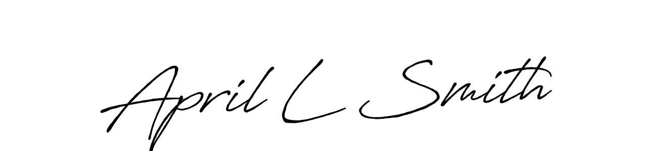 Also You can easily find your signature by using the search form. We will create April L Smith name handwritten signature images for you free of cost using Antro_Vectra_Bolder sign style. April L Smith signature style 7 images and pictures png