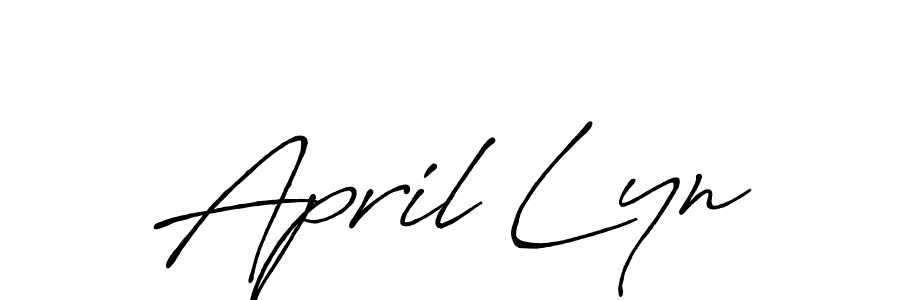 How to make April Lyn signature? Antro_Vectra_Bolder is a professional autograph style. Create handwritten signature for April Lyn name. April Lyn signature style 7 images and pictures png