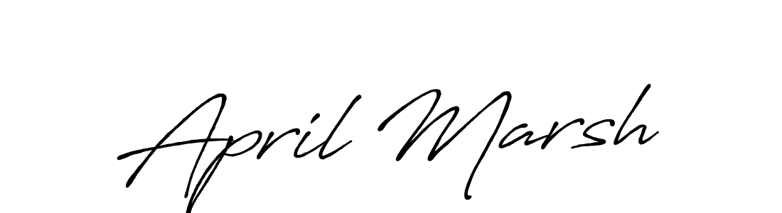 How to make April Marsh signature? Antro_Vectra_Bolder is a professional autograph style. Create handwritten signature for April Marsh name. April Marsh signature style 7 images and pictures png