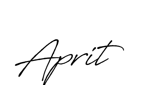 Also we have Aprit name is the best signature style. Create professional handwritten signature collection using Antro_Vectra_Bolder autograph style. Aprit signature style 7 images and pictures png