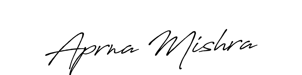 Also we have Aprna Mishra name is the best signature style. Create professional handwritten signature collection using Antro_Vectra_Bolder autograph style. Aprna Mishra signature style 7 images and pictures png