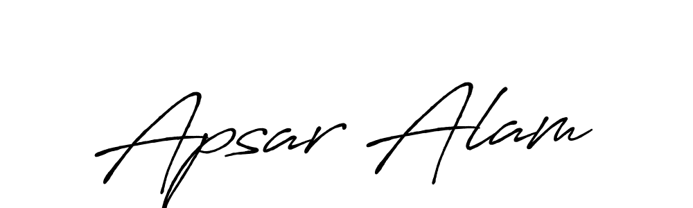 Design your own signature with our free online signature maker. With this signature software, you can create a handwritten (Antro_Vectra_Bolder) signature for name Apsar Alam. Apsar Alam signature style 7 images and pictures png