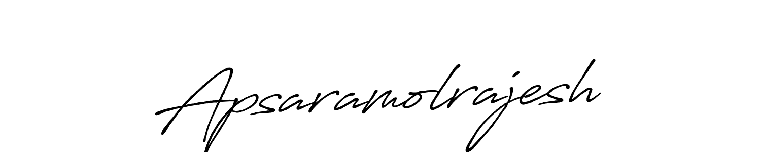 The best way (Antro_Vectra_Bolder) to make a short signature is to pick only two or three words in your name. The name Apsaramolrajesh include a total of six letters. For converting this name. Apsaramolrajesh signature style 7 images and pictures png