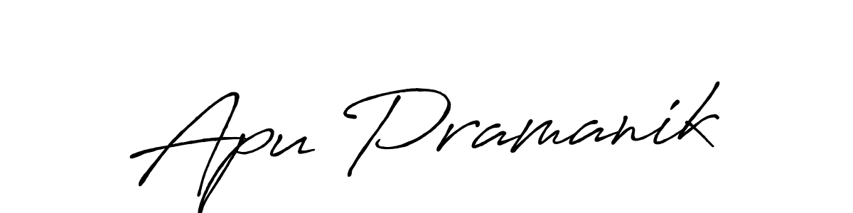 Make a beautiful signature design for name Apu Pramanik. Use this online signature maker to create a handwritten signature for free. Apu Pramanik signature style 7 images and pictures png