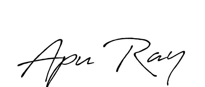 Also we have Apu Ray name is the best signature style. Create professional handwritten signature collection using Antro_Vectra_Bolder autograph style. Apu Ray signature style 7 images and pictures png